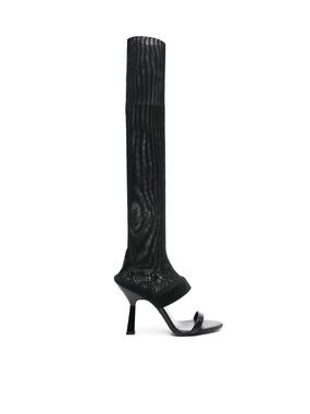 Patrizia Pepe tulle leather heels
